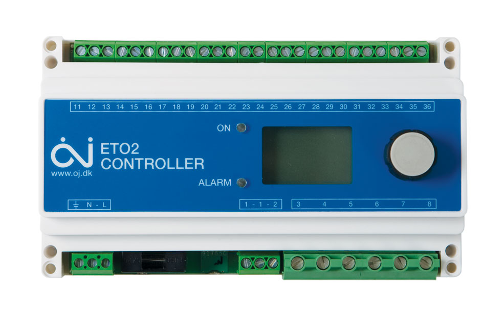 Mikroprocesorinis termostatas ETO2-4550, 3×16 A, 230 V